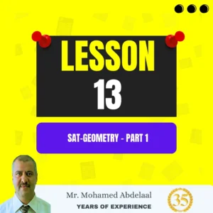 Lesson 13: SAT- Geometry - Part 1