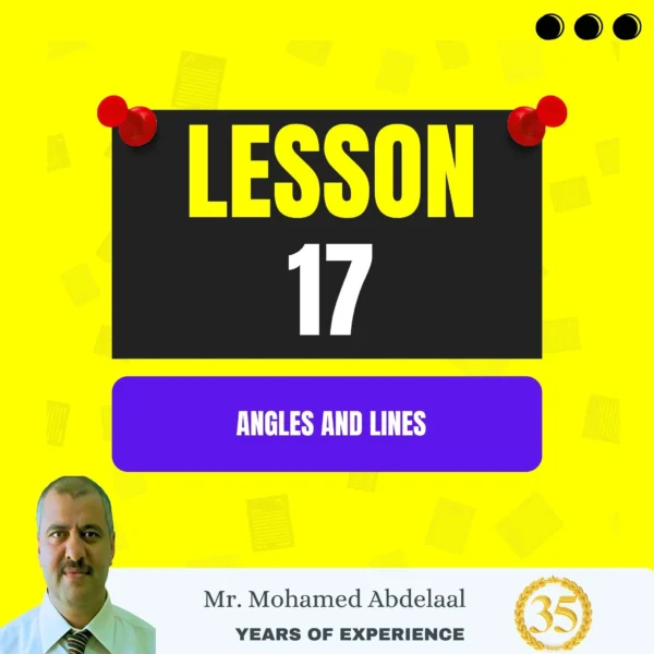 Lesson 17: Angles and Lines