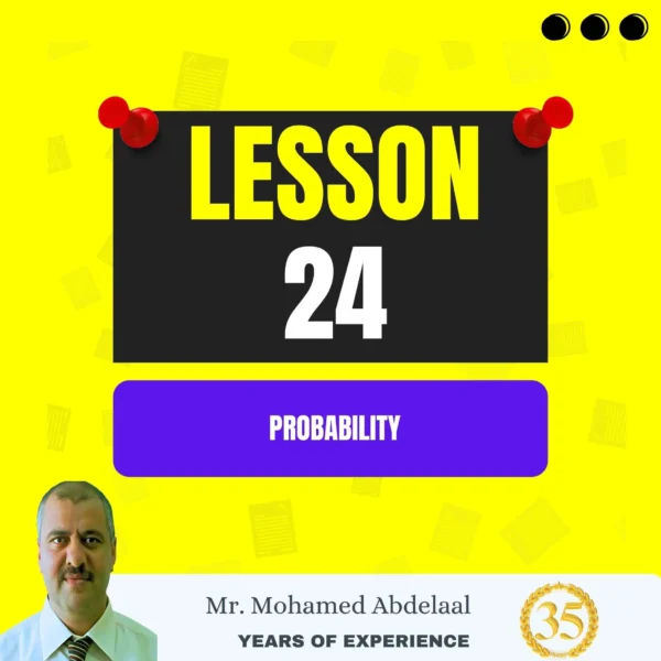 Lesson 24: Probability